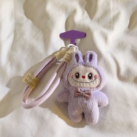 Nouveau Pendentif Peluche Bubu, Porte-clés Enfant 3D Cartoon Bubble Mart en Alliage de Zinc Durable et Écologique, Tendance