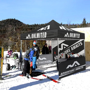 Bán buôn dễ dàng thiết lập không thấm nước triển lãm Lều xách tay Pop Up triển lãm thương mại hiển thị tán với in logo tùy chỉnh - Product Image 6