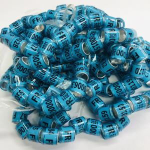 定制鸽子产品2025高品质台湾dv铝塑彩色赛鸽圈鸽子配件 - Product Image 3