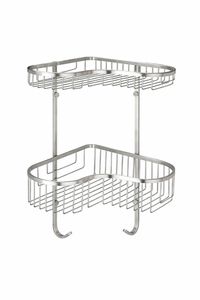 Cestas de Almacenamiento de Baño de Acero Inoxidable 304 de 2 Niveles para Montar en la Pared y Organizador de Ducha de Doble Capa - Product Image 3