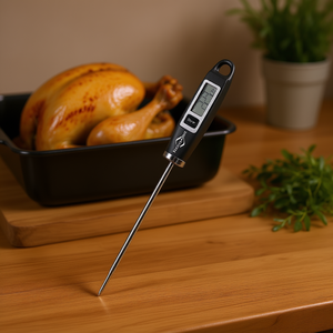 เครื่องวัดอุณหภูมิแบบดิจิตอลสำหรับครัว อ่านค่าได้รวดเร็ว อุปกรณ์ทำอาหารสำหรับเนื้อสัตว์ - Product Image 3