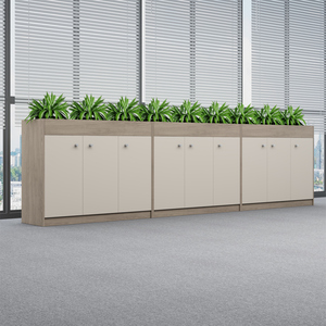 Estantería Moderna Abierta de Madera y Vidrio con 2 Puertas para Archivos, Ideal para Escuelas, Talleres y Hoteles - Product Image 6