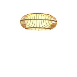 โคมไฟแขวนไม้ไผ่ทรงกลม E27 หลอดไส้ สำหรับร้านน้ำชา ห้องเซน - Product Image 5