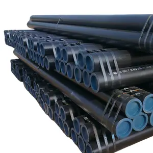गर्म बिक्री एएसटीएम ए 53 जीआरबी काले रंग लेपित कार्बन स्टील सीमलेस पाइप