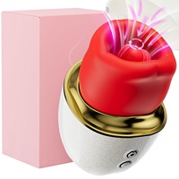 Vibrateur Rose Lèvres Première Amour, Jouet Sexuel Vibrant pour la Bouche, Effet de Morsure et de Succion, pour Femmes, Vibrateur Rose Point G, Jouet Adulte, Masseur