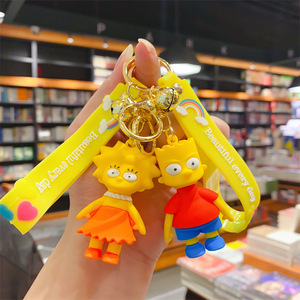 Hotsell Mignon 3D Keytag Pendentif Qualité Anime Caoutchouc Porte-clés Jouet Avec Dessin Animé Simpson <span class=keywords><strong>Loid</strong></span> Loves Yor Design - Product Image 4