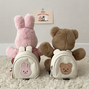 Mochila Infantil de Lona con Estampado de Osito, Diseño Transpirable y Reductor de Carga para Niños - Product Image 2