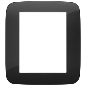 Vimar Black Wall <b>Switch</b> Plate 18.5 Cm Square Matte Finish - Product Image 1