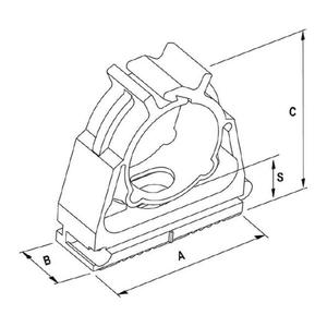 FISCHER - 501261 Clip de verrouillage SCN - EAN 8001132012611 ÉLÉMENTS POUR FIXER LES FIXATIONS - Product Image 4