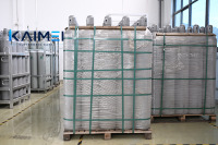 Bouteille de gaz néon en acier sans soudure 47L 150 bars, 99,999 % 5N, service de remplissage de gaz avec valve CGA580, gaz industriel Kaimei Hechun