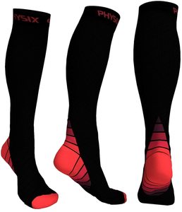 压缩袜20-30毫米汞柱-男女-跑步，护士，胫骨夹板，飞行，旅行 - Product Image 4