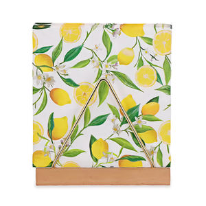 Vente en gros de serviettes en <span class=keywords><strong>papier</strong></span> jetables écologiques au <span class=keywords><strong>citron</strong></span> d'été 33*33cm pour les serviettes en <span class=keywords><strong>papier</strong></span> imprimées pour les fêtes et les rassemblements. - Product Image 2
