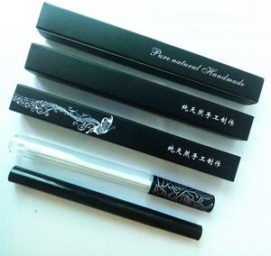 กล่องกระดาษบรรจุภัณฑ์ลิปกลอสอายไลเนอร์แบบเปล่า สีทองดำ ขนาด 15 มม.*145 มม. - Product Image 3