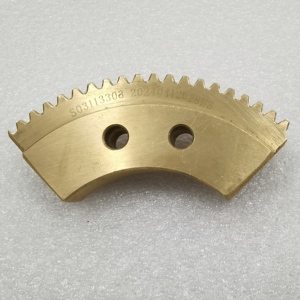 用于工业机械和重型应用的高精度数控加工蜗轮组 耐用的硬化金属 - Product Image 3