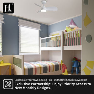 Ventilador de Techo Moderno de Alta Calidad para Sala de Estar o Dormitorio, 24 Pulgadas/36 Pulgadas, Motor de CC, 3 Aspas de ABS, 6 Velocidades, Silencioso, con Luz LED y Control Remoto - Product Image 6