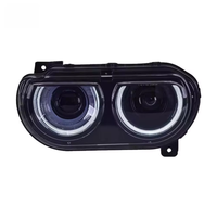 Faros Delanteros LED RGB Auto-y para Dodge Challenger 2008-2014, Luces Delanteras LED para Dodge Challenger, Accesorios para Automóviles