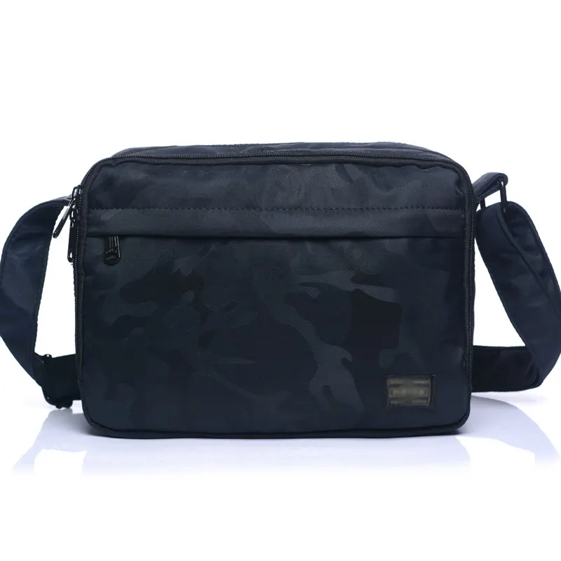 Customized convenient business bag unisex shoulder OEM messenger bag black shoulder bags