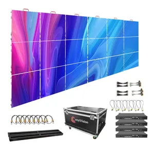 풀 컬러 실내 야외 거대한 무대 Led 비디오 벽 패널 원활한 접합 임대 LED 디스플레이 접합 비디오 벽