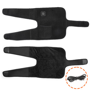 Hot Sale USB <strong>Heated</strong> Thick <strong>Knee</strong> Wrap Electric <strong>Knee</strong> Pad Graphene Heating Adjustable Hook Loop Warm Compress Reusable <strong>Knee</strong> <strong>Support</strong> - Product Image 6