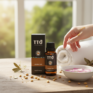 TTO Thermal Jojoba Seeds 100% Pure <b>Essential</b> <b>Oil</b> 10ml Cold Pressed Moisturizing Antibacterial Firming Aromatherapy Skin - Product Image 3