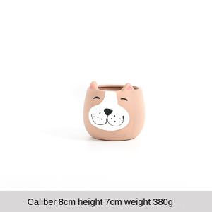 Maceta de cerámica con forma de animal personalizada, planta de <span class=keywords><strong>Koala</strong></span> australiana, flor artificial, macetas suculentas para plantas - Product Image 3