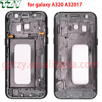 Lot de 10 coques arrière complètes pour Samsung Galaxy, pour modèles A3, A320, A5, A520, A7, A720, 2017, boîtier adhésif