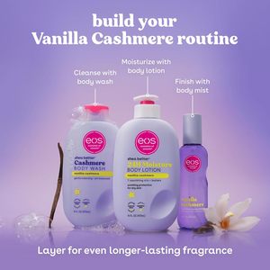 Eos Vanilla Cashmere Body Mist 6 Fl Oz With Hyaluronic Acid For Women - Product Image 6
