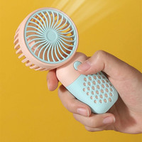 Mini ventilateur portable mignon, rechargeable par USB, compatible voiture électrique et camping-car, ventilateur de poche créatif à catapulte, cadeau de mariage