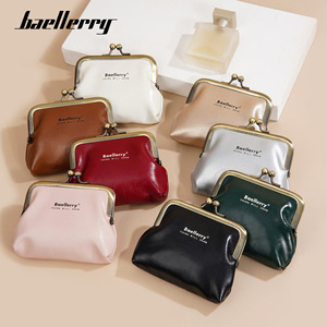 กระเป๋าใส่เหรียญ Baellerry หนังเคลือบน้ำมันขนาดเล็ก กระเป๋าสตางค์ผู้หญิงแบบกะทัดรัด ใช้ได้ทุกวัน - Product Image 4