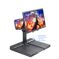 OEM L21 12 Inch 3D HD Smartphone Screen Enlarger Foldable Desktop Magnifier Stand for Movie Video