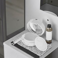 Boîte cosmétique multi-faces en ABS avec pinceau et miroir pour rouge à lèvres, masque pour les lèvres, blush – Marque ODM/OEM