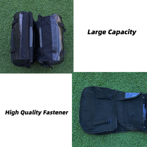Trois couleurs améliorées fixe Pillion vélo toile porte-bagages selle sac de rangement pour l'équitation en montagne et le cyclisme <span class=keywords><strong>moto</strong></span> Touring - Product Image 3