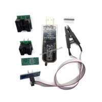 CH341A CH341 24 25 Series EEPROM Flash BIOS USB Programador con 4 adaptadores