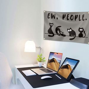 Bandera Decorativa Ew People de 3x5 pies para Dormitorio Universitario o Sala de Estar, Accesorio Decorativo para tu Espacio - Product Image 3