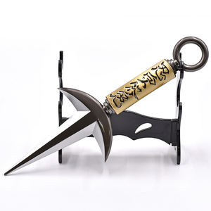 Offre Spéciale 23cm Anime porte-clés Ninja Kunai Cosplay accessoires accessoires métal pendentif épée porte-clés fabricants - Product Image 4