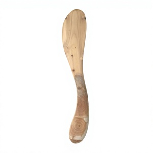 Cuchillo para Queso en Forma de Hacha de Madera, Diseño Moderno y Minimalista Ecológico, Acabado Espejo, Cuchara para Untar Mantequilla para Bodas - Product Image 3