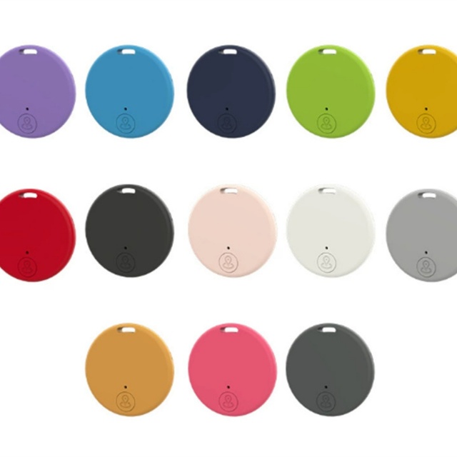 Hot Selling Circular Bluetooth Anti-loss Device Portable Smart Finder Pet Tracker 35m Range 6-Month Battery Life Compatible