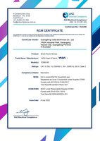 Compteur d'énergie intelligent numérique triphasé YADA YDS60-80 avec RS485, rail DIN 35 mm, rétroéclairage - certifié CE/UKCA/EMC