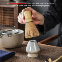 Support à fouet en céramique de porcelaine bleue, écologique, durable, résistant à la chaleur, qualité alimentaire, design japonais moderne, lot de 2