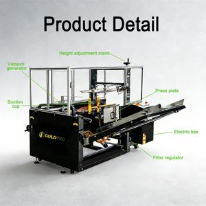 Máquina Formadora de Cajas de Cartón Corrugado Totalmente Automática Goldtec, Máquina Formadora de Cajas, Máquina Formadora de Cajas para Comercio Electrónico - Product Image 2
