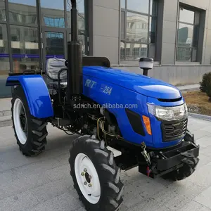 Çiftlik için çok fonksiyonlu çift hızlı PTO ile 30hp dört tekerlekli traktör 4WD