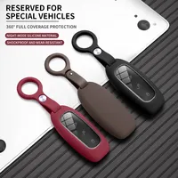 Housse de protection pour clé de voiture en caoutchouc de silicone liquide, anti-rayures, pour DENZA D9 EV DM N7 N8, accessoires décoratifs