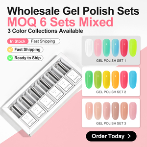 CAIXUAN Venta Caliente de Fábrica, Set Profesional de Esmalte de <span class=keywords><strong>Uñas</strong></span> en Gel UV de 15ml, Libre de TPO y HEMA, <span class=keywords><strong>Kit</strong></span> de Esmalte de <span class=keywords><strong>Uñas</strong></span> en Gel de Alto Brillo Removible - Product Image 6