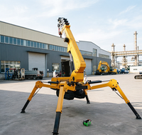 Stabiler Raupenkran 18m mit Hydraulikantrieb und 360-Grad-Rotation für Wohnhausbau und Hebearbeiten