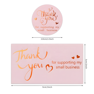 Etiquetas Autoadhesivas de Papel Kraft Impermeable, Perladas, con Alta Resistencia a la Tensión, de Color Rosa, para Regalos, del Fabricante - Product Image 2