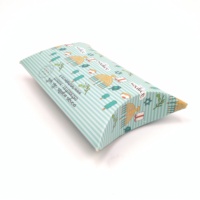 Offre Spéciale Personnalisé Jetable Sushi Sandwich burritos emballage Boîte D'oreiller En Papier Kraft