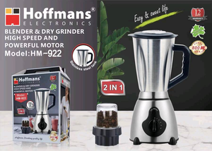 Mixeur ménager Hoffmans 800W en acier inoxydable 2-en-1 avec moulin à café et broyeur à glace haute vitesse pour l'Afrique, prêt à être expédié - Product Image 2