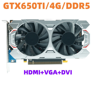 การ์ดจอแยก <span class=keywords><strong>GTX</strong></span> <span class=keywords><strong>650</strong></span> <span class=keywords><strong>Ti</strong></span> 4GB ของแท้จากโรงงาน พร้อมพัดลมระบายความร้อน สำหรับเล่นเกม รองรับอินเทอร์เฟซหน่วยความจำอื่นๆ สำหรับคอมพิวเตอร์ตั้งโต๊ะ - Product Image 1