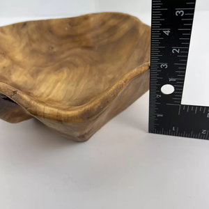 Ensaladera de madera de raíz de cedro artesanal directamente de fabricación cuenco tallado de raíz de cedro - Product Image 3