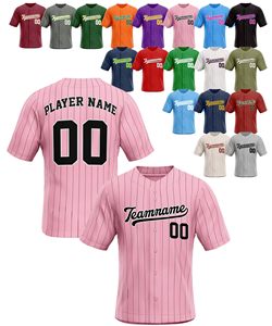 Nhà Máy Tùy Chỉnh Logo Tên Số Trẻ Em Lưới Bóng Chày Jersey Người Đàn Ông Cổ Điển Của Retro Thành Phố Áo Thăng hoa Bóng Chày Đồng Phục - Product Image 1